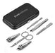 Casey 6-Piece Manicure Set - Black-Black-BL