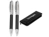 Charisma Ball Pen & Pencil Set-Black-BL