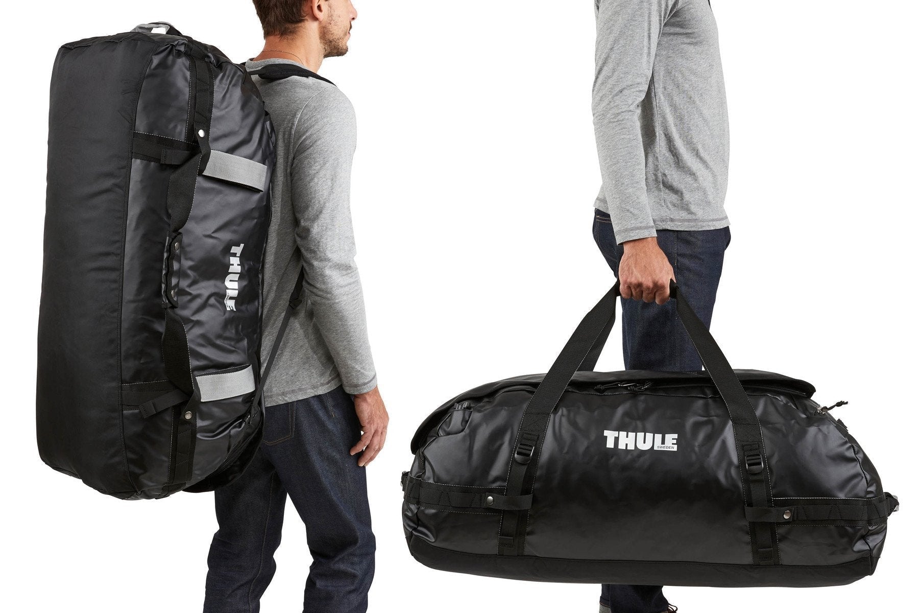 Chasm 130L Duffel Bag Black-Duffel Bags