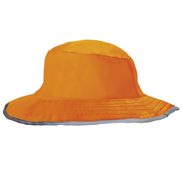 Contract Safety Sun Hat Orange / STD / Regular - High Visibility