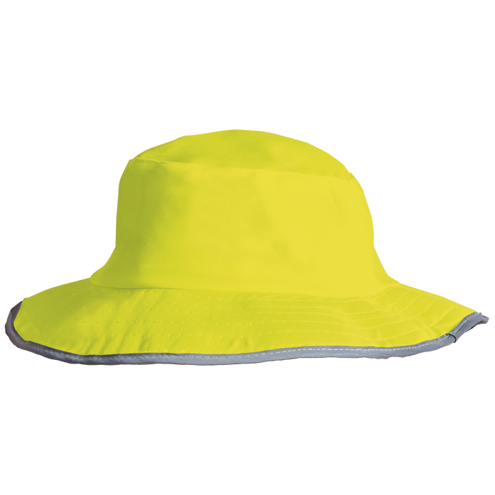 Contract Safety Sun Hat Yellow / STD / Regular - High Visibility