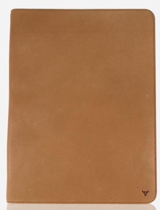 Cooper A4 Leather Zip Around Folder | Tan-