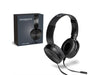 Swiss Cougar Copenhagen Wired Headphones-Black-BL