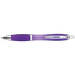 BP30151 - Curved Design Ballpoint Pen with Coloured Barrel 