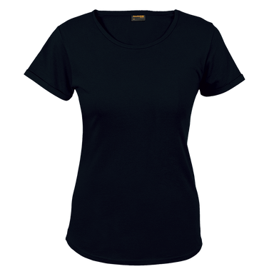 145g Crew Neck T-Shirt Ladies Black / XS / Regular - T-Shirts