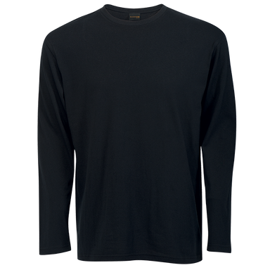 145g Long Sleeve T-Shirt  Black / SML / Regular - 