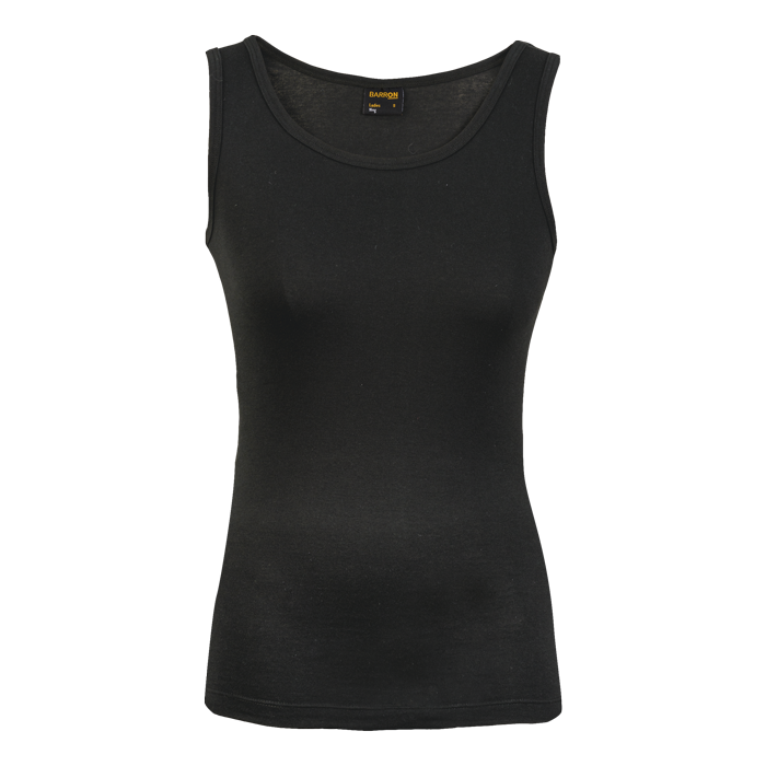 160g Vest Ladies Black / XS / Last Buy - T-Shirts