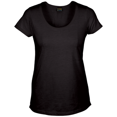 160g Zoey T-Shirt Ladies Black / XS / Last Buy - T-Shirts
