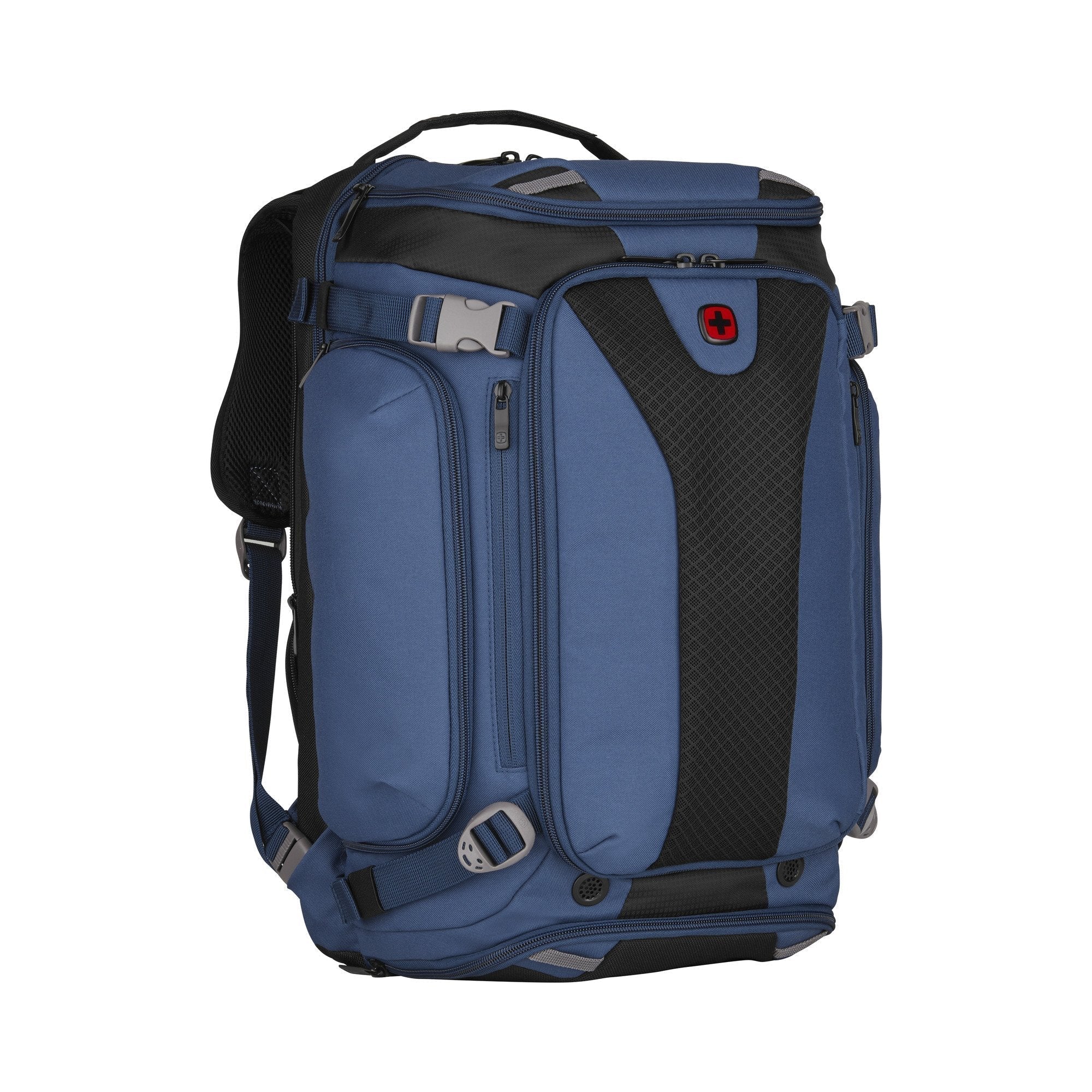 2-in-1 Duffel / Laptop Backpack Blue-Duffel Bags