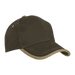 6 Panel Canvas Binding Cap Olive/Khaki / STD / Regular - Caps
