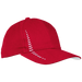 6 Panel Empire Cap  Red/White / STD / Regular - Caps