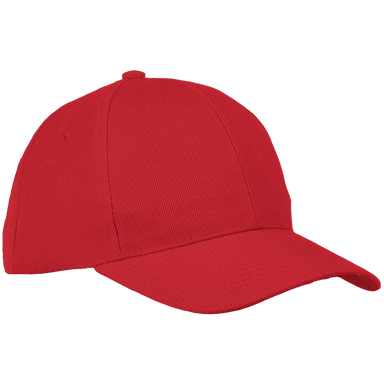 6 Panel Raven Cap  Red / STD / Last Buy - Caps