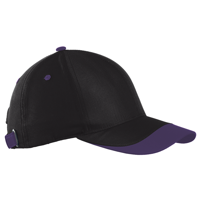 6 Panel Sway Cap Black/Purple / STD / Last Buy - Caps