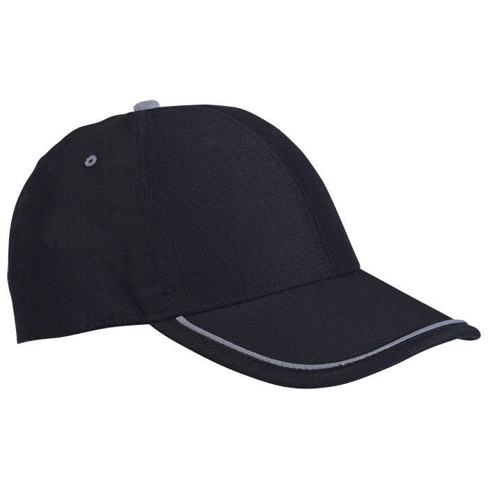 6 Panel Vibe Cap  Black/Grey / STD / Regular - Caps