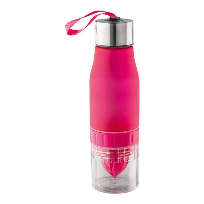 650ml Fruit Juicer Water Bottle Pink / STD / Last Buy - Drinkware