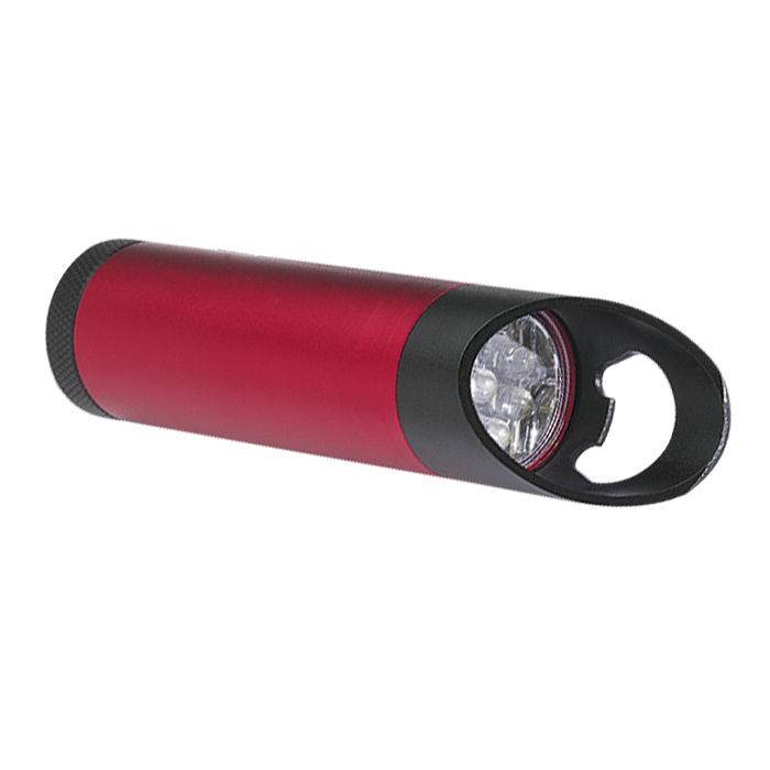 9 LED Torch and Bottle Opener Red / STD / Last Buy - Flashlights Tools