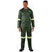 Acid Resistant Polycotton Conti Suit - Reflective Arm Legs & Back - Yellow Tape