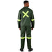 Acid Resistant Polycotton Conti Suit - Reflective Arm Legs & Back - Yellow Tape