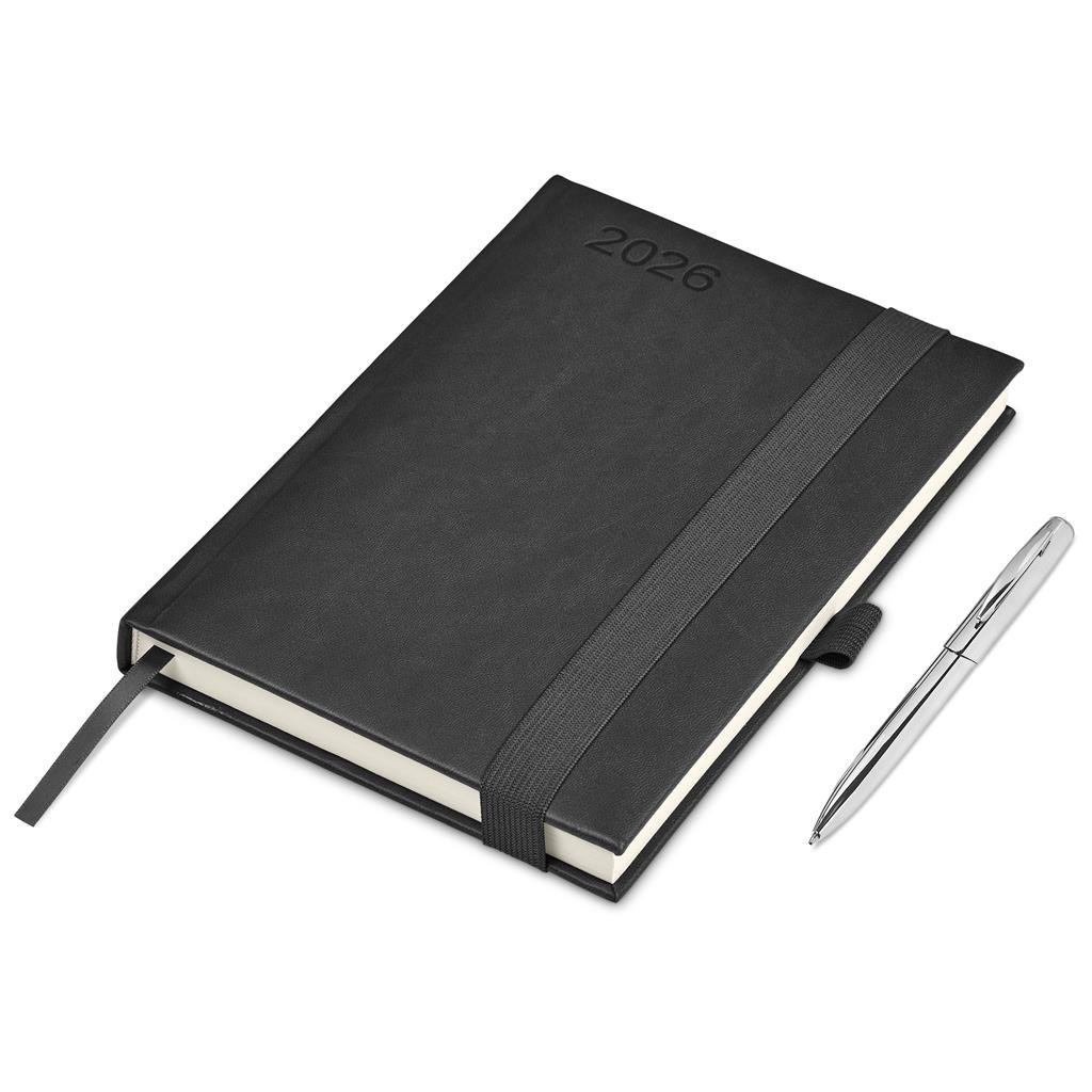 Advantage A5 2026 Diary & Cypher Pen Set - Diaries 2026,Diaries 2026,Diary Sets