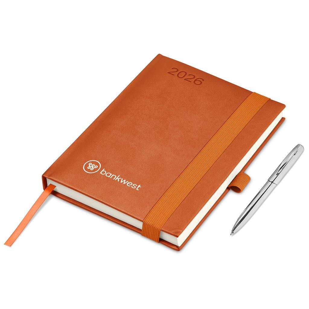 Advantage A5 2026 Diary & Cypher Pen Set - Diaries 2026,Diaries 2026,Diary Sets