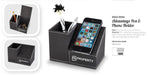 Advantage Pen And Phone Holder-Black-BL