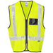 Airport Hi-Viz Reflective Full Zip Vest-2XL-Yellow-Y