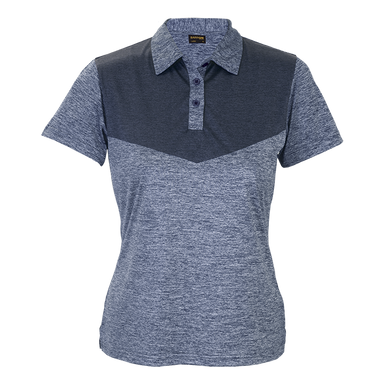 Alto Golfer Ladies Navy Melange / XS / Last Buy - Golf Shirts