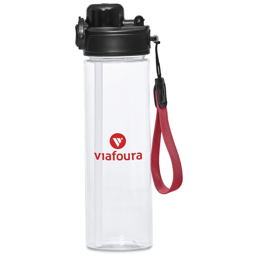 Alvarez Recycled PET Water Bottle – 750ml RED - Bottles,Recycled Products,Recycled Drinkware