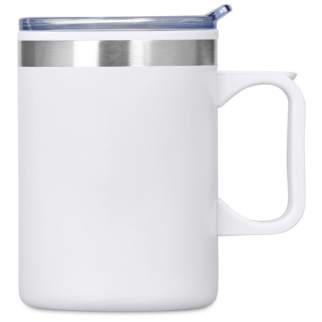 Angelo Stainless Steel & Plastic Double-Wall Mug – 360ml - Travel Mugs and Tumblers,Drinkware