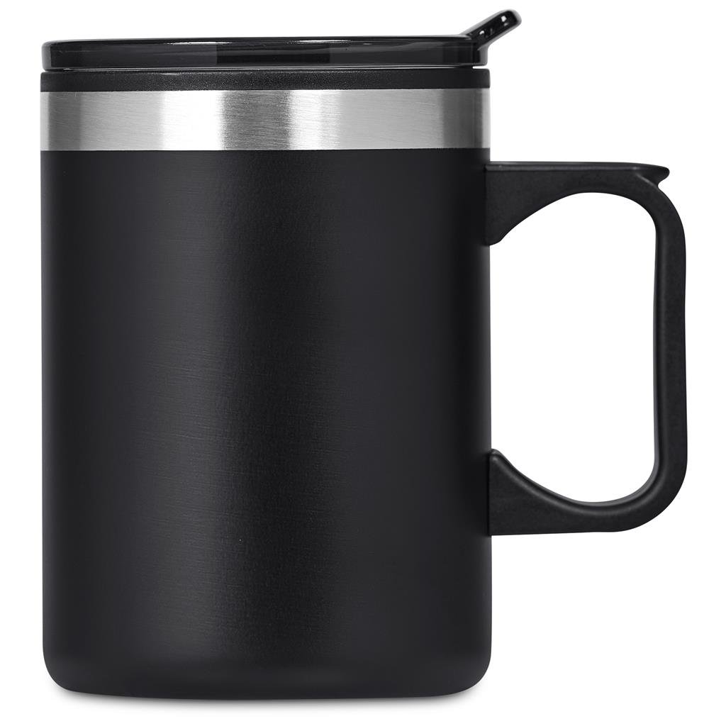 Angelo Stainless Steel & Plastic Double-Wall Mug – 360ml - Travel Mugs and Tumblers,Drinkware