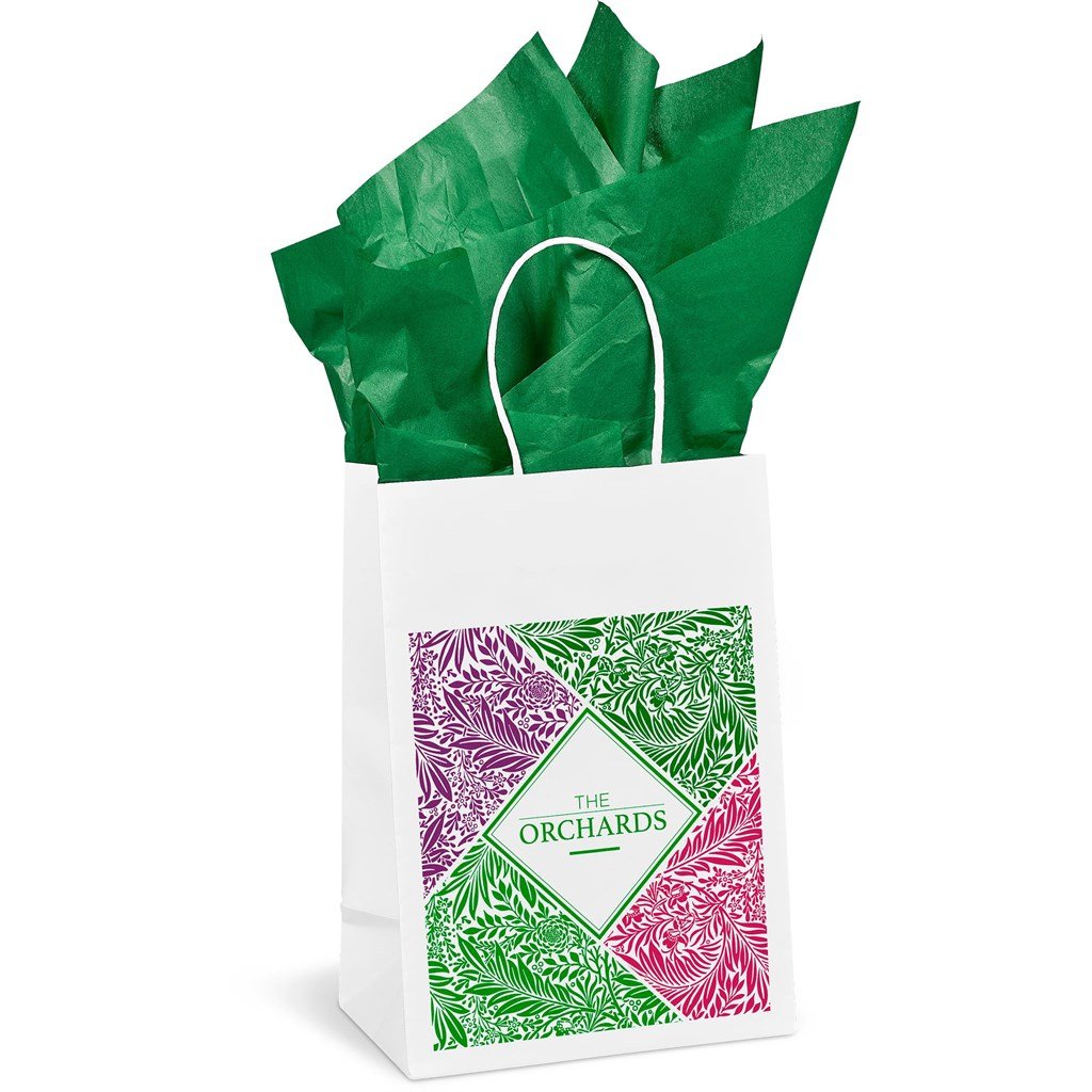 Animated Mini Gift Bag 200gsm Solid White / SW