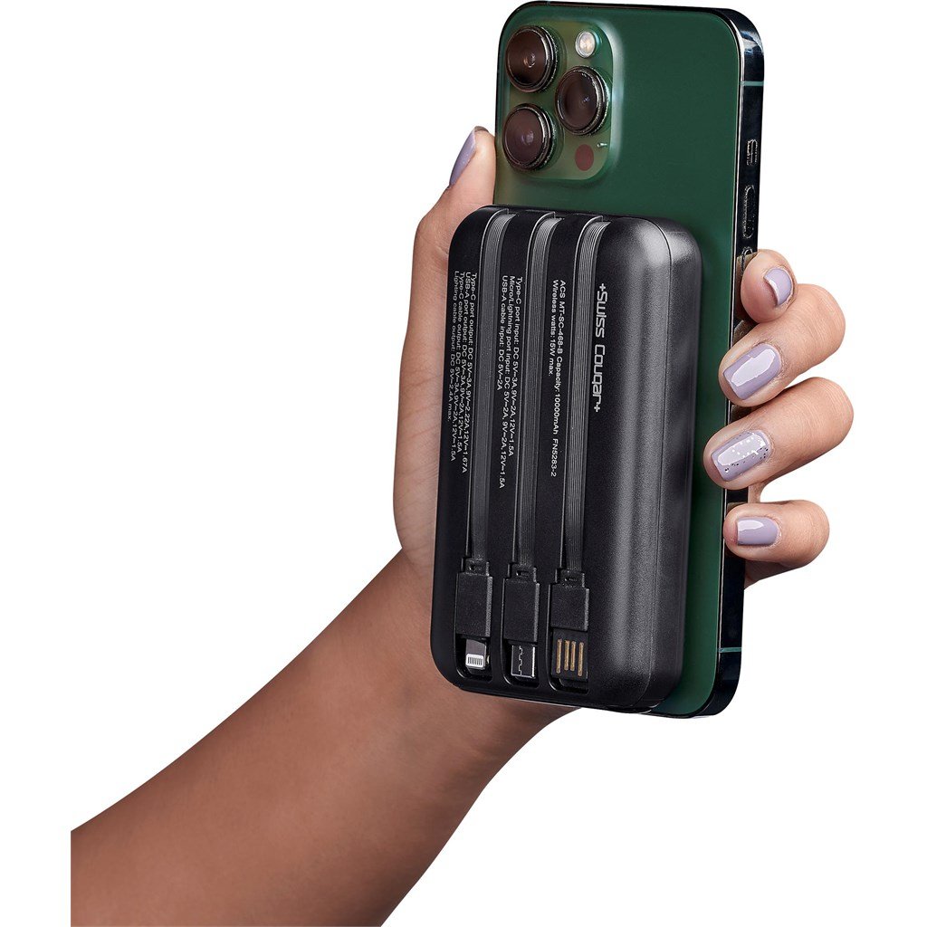 Argos Fast Charge 20W Wireless Charging Magnetic Power Bank -10,000mAh BLACK - Banks,Ideas for Loadshedding,Technology