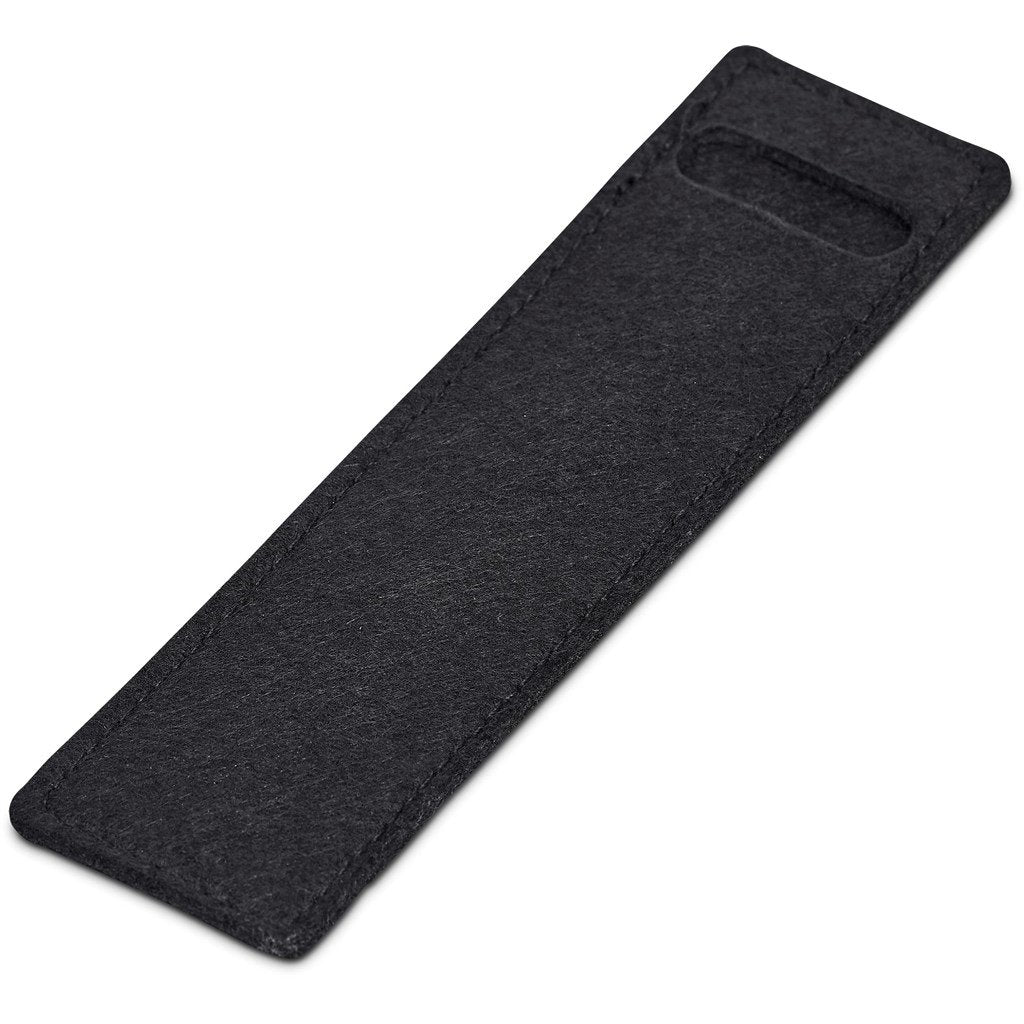 Asos Rollerball in Pouch BLACK - Metal Pens,Writing Instruments