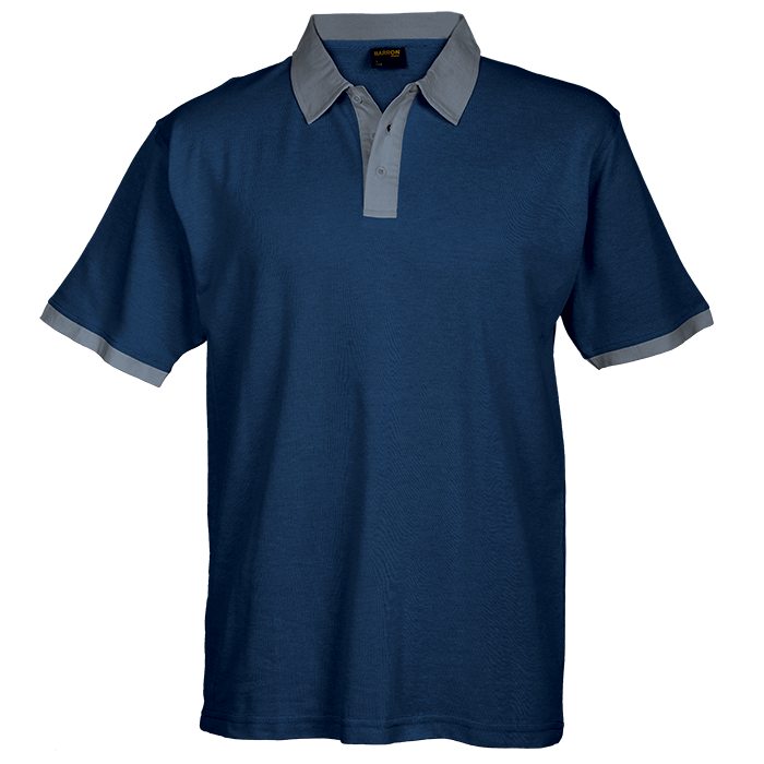 Aspen Golfer Mens Navy/Steel Grey / XL / Last Buy - Golf Shirts