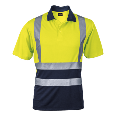 Aviator Golfer (HI-AVI) Safety Yellow/Navy / XL / Regular - High Visibility