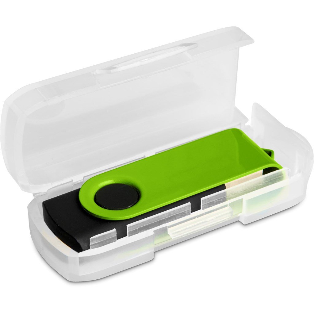 Axis Gyro Black Flash Drive - 16GB - Drives,Flash Drives