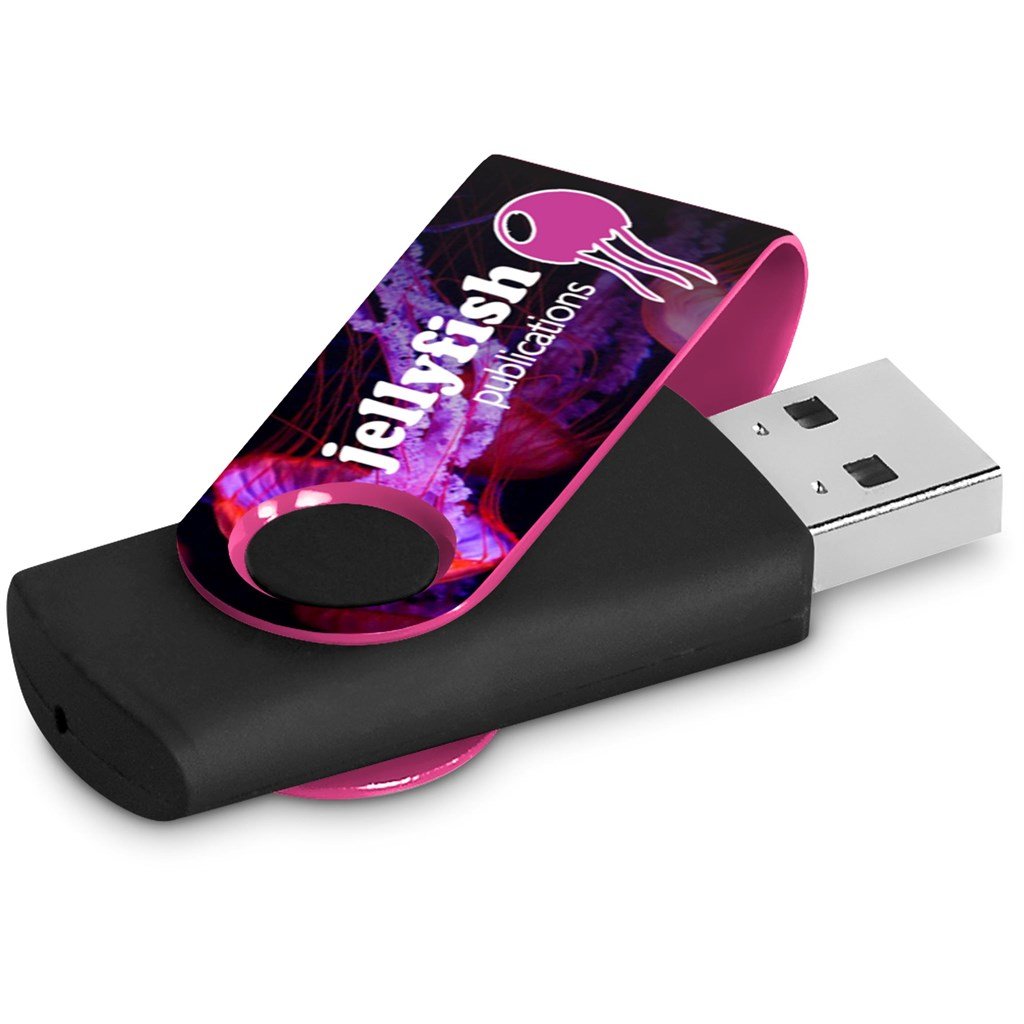 Axis Gyro Black Flash Drive - 16GB - Drives,Flash Drives