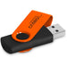 Axis Gyro Black Flash Drive - 16GB / ORANGE - Drives,Flash Drives