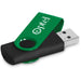 Axis Gyro Black Flash Drive - 8GB / GREEN - Drives,Flash Drives