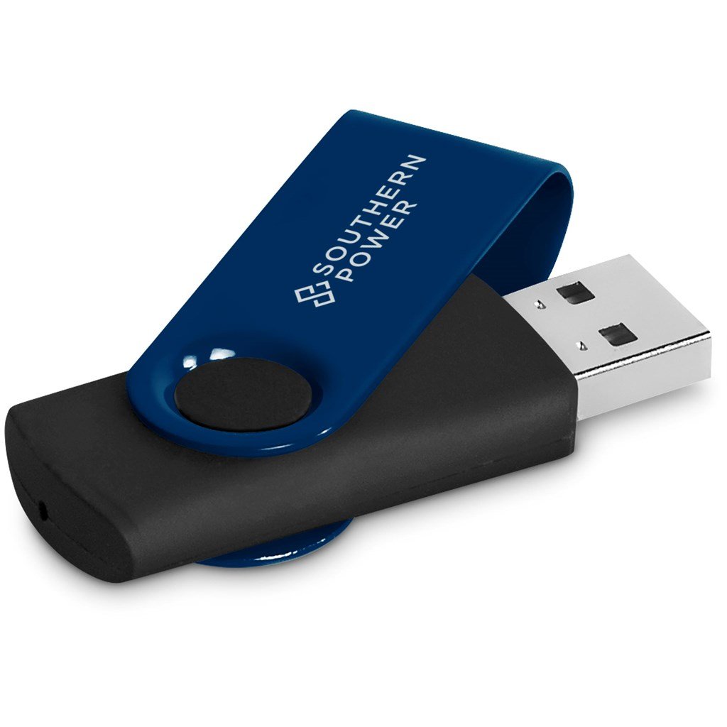 Axis Gyro Black Flash Drive - 8GB / NAVY - Drives,Flash Drives