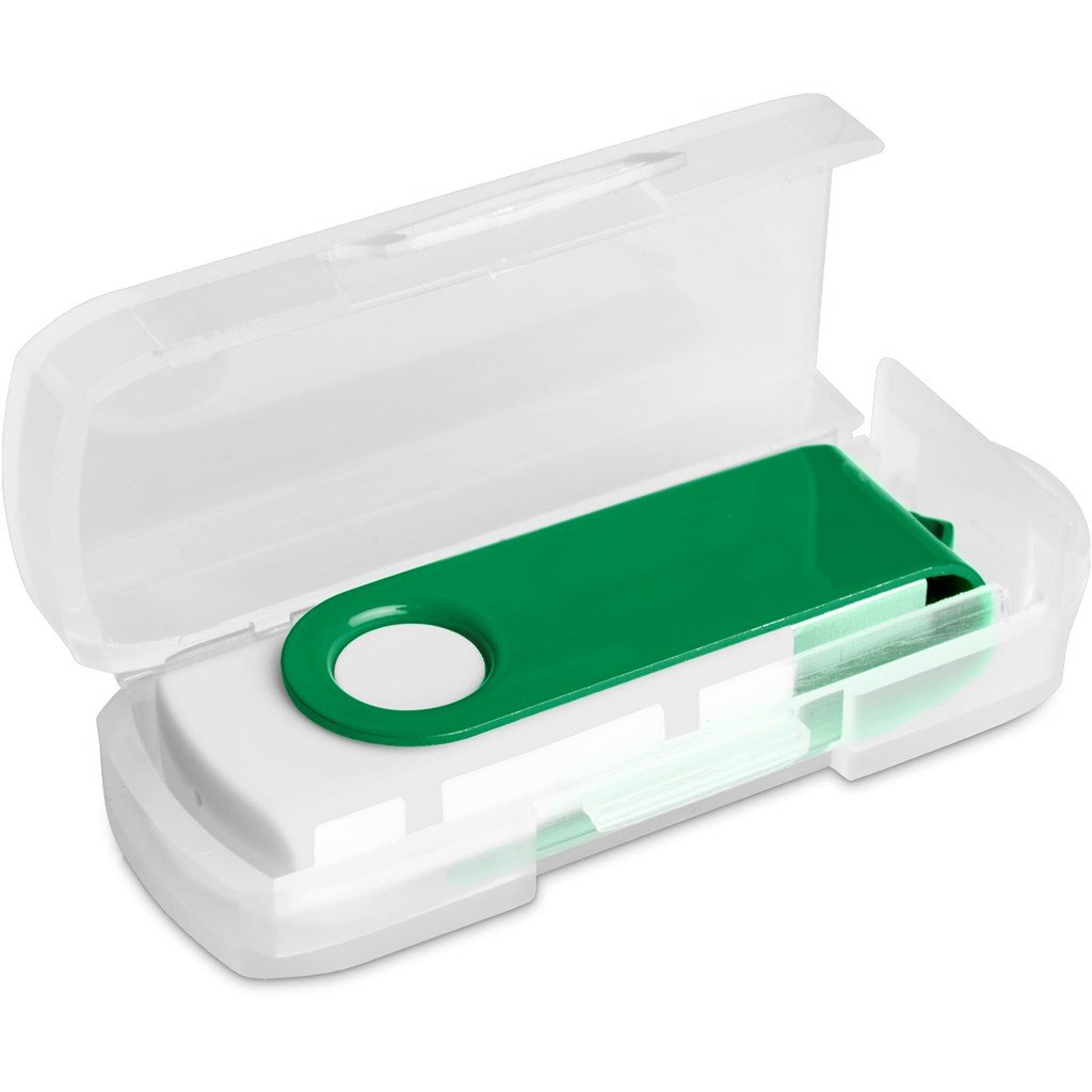 Axis Gyro White Flash Drive - 16GB - Drives,Flash Drives