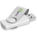 Axis Gyro White Flash Drive - 8GB / SILVER - Drives,Flash Drives