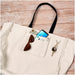 Barbados Large Cotton Beach Bag