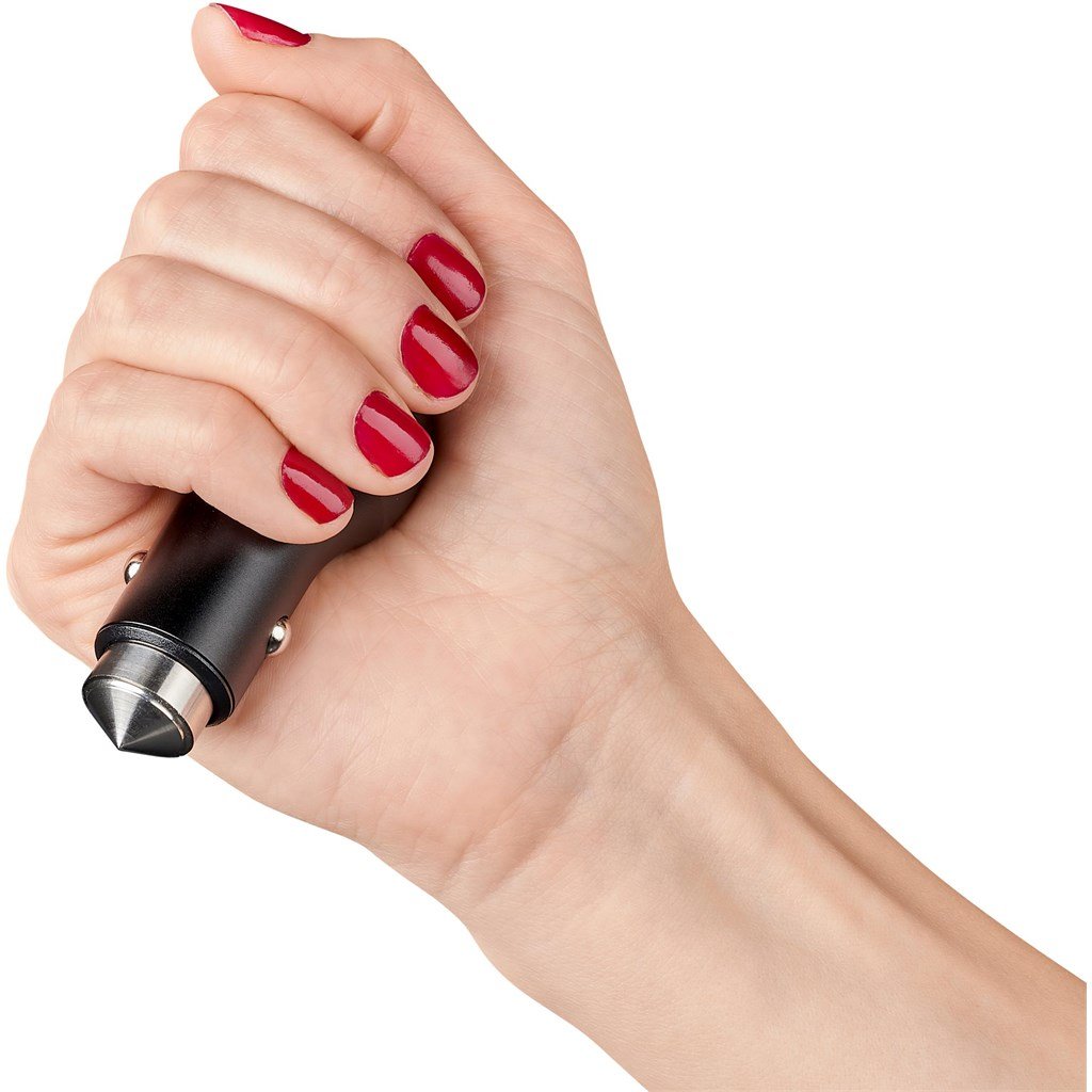 Baltimore 2 -in-1 Fast Car Charger & Tool BLACK - On the Road,Chargers and Adaptors,Technology