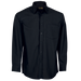 Basic Poly-Cotton Lounge Long-Sleeve Shirt Black / MED / Regular - Shirts & Tops