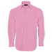 Basic Poly-Cotton Lounge Long-Sleeve Shirt Pink / MED / Regular - Shirts & Tops