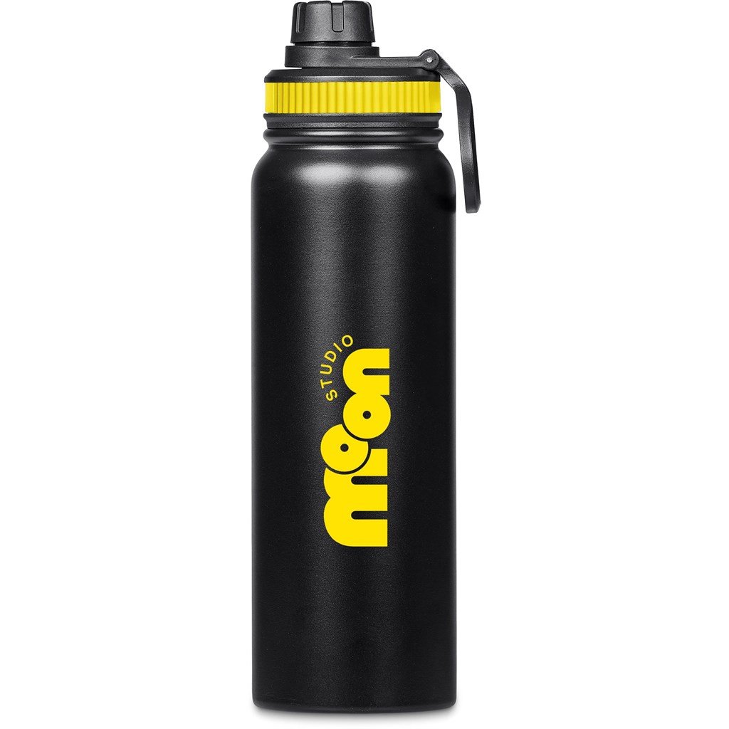 Bastos Stainless Steel Vacuum Water Bottle – 750ml YELLOW - Bottles,Drinkware