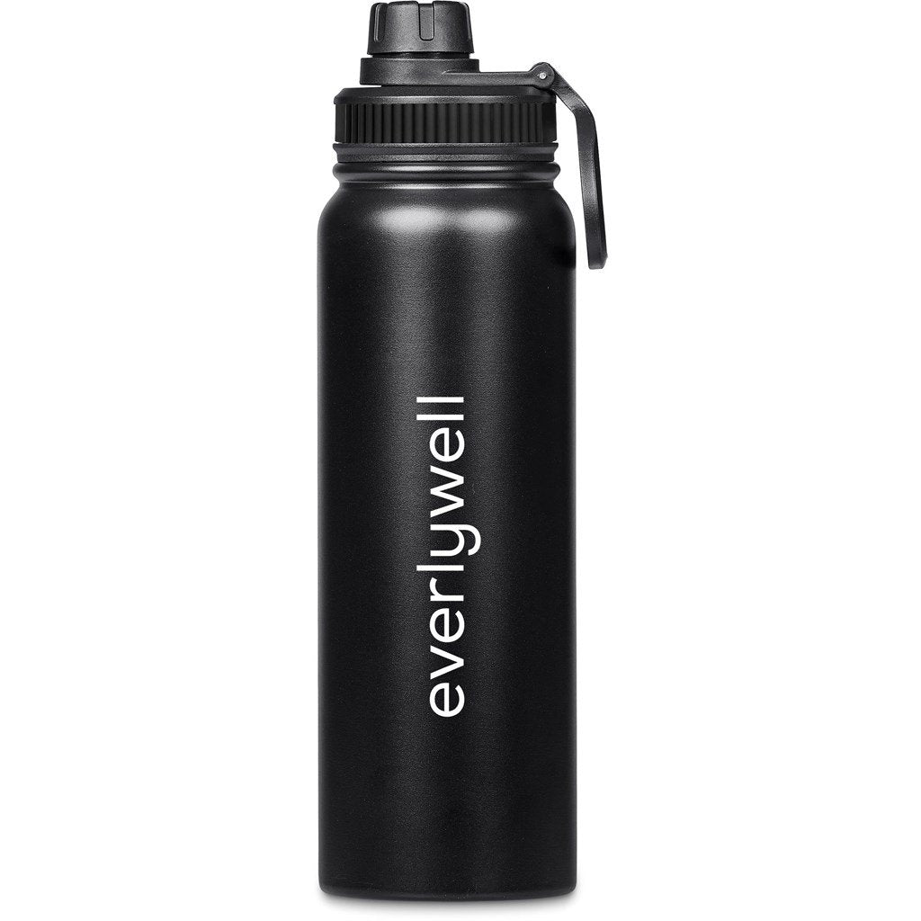 Bastos Stainless Steel Vacuum Water Bottle – 750ml BLACK - Bottles,Drinkware