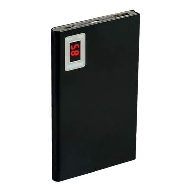 BE0069 - Powerbank with Battery Indicator - 4000 mAh Black / STD / Regular - Technology