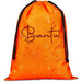 Custom Benguela Jumbo Polyester Drawstring Pouch BLACK - Bags and Backpacks,Custom Backpacks